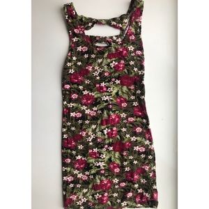• floral mini dress •